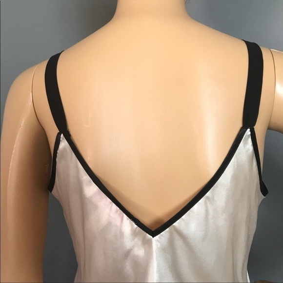 Oscar de la Renta Pink Label Camisole – Cream & Black Lace – Size Small - Picture 3 of 7